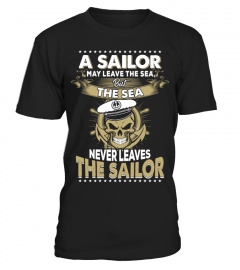 THE SEA NEVER LEAVES SAILOR (FRONT)