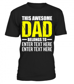Personalize Custom Dad Shirt & Tank Top