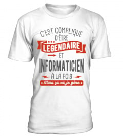 T-shirt informaticien legendaire