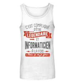 T-shirt informaticien legendaire