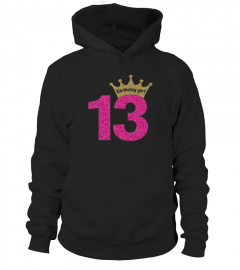  Princess Crown Pink 13th Birthday T shirt
