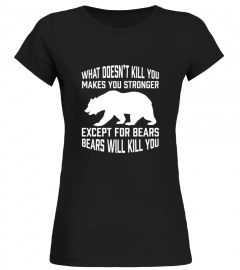 Funny Bear  What S Doesn T Kill You Except Bears