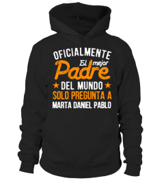 OFICIALMENTE EL MEJOR PADRE DEL MUNDO CAMISETA PERSONALIZADA