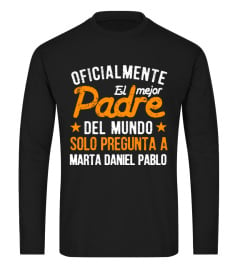 OFICIALMENTE EL MEJOR PADRE DEL MUNDO CAMISETA PERSONALIZADA