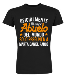 OFICIALMENTE EL MEJOR ABUELO DEL MUNDO CAMISETA PERSONALIZADA