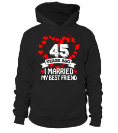 45th Wedding Anniversary Gift Ideas. Husband And Wife TShirt