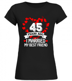 45th Wedding Anniversary Gift Ideas. Husband And Wife TShirt