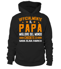 UFFICIALMENTE IL PAPÀ MIGLIORE DEL MONDO TSHIRT PERSONALIZZATO