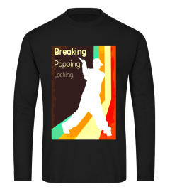 Breakdancing Popping Locking Shirt B-Boy Street Dance Shirt