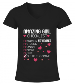 Amazing November girl checklist