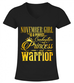 November girl is perfect combination of Princess and Warrior