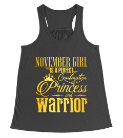 November girl is perfect combination of Princess and Warrior