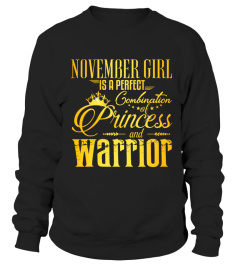 November girl is perfect combination of Princess and Warrior