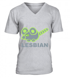Lesbian Mouse Rat Statement Gay Pride Women Girls T-shirt