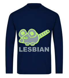 Lesbian Mouse Rat Statement Gay Pride Women Girls T-shirt