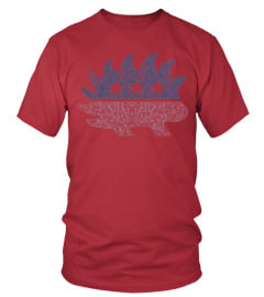  Distressed Libertarian Porcupine Stylized Tee