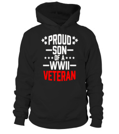 Proud Son Of A World War II Veteran T Shirt Military