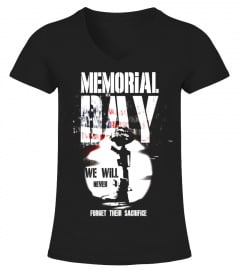 We Will Never Forget Memorial Day American Flag T Shirt Tee - Limited Edition