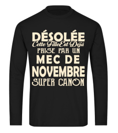 DESOLE CETTE FILLE EST DEJA PRISE PAR UN MEC DE NOVEMBRE SUPER SEXY T-SHIRT