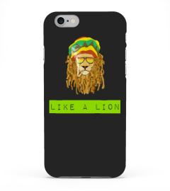 tee shirt rasta like a lion