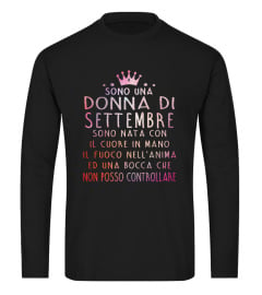 SONO UNA DONNA DI SETTEMBRE T-SHIRT