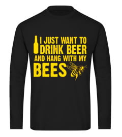 Beekeeper T-Shirt Beekeeping Shirt Drink Beer