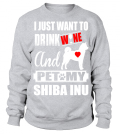 I-Just-Want-To-Drink-Wine-And-Pet-My-Shiba-Inu-T-shirt