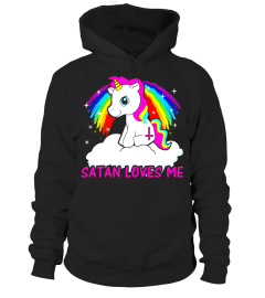 Satan Loves Me Shirt, Funny Satanic Shirts Offensive Tshirts