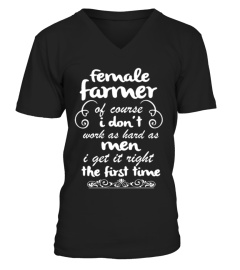 Female Farmer Shirt T SHIRT birthday gift mug