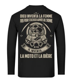 IL INVENTA LA MOTO ET LA BIERE T-SHIRT