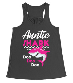 Auntie Shark Funny t shirt