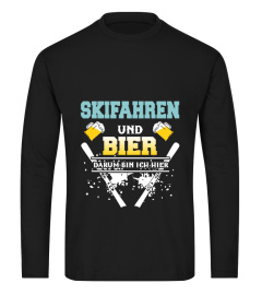 Limitierte Edition-Skifahren und Bier