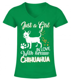 Just Girl In Love With Her Chihuahua