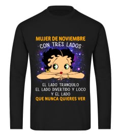 Mujer de Noviembre con tres lados