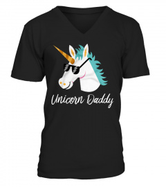 Unicorn daddy funny shirt for dad