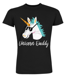 Unicorn daddy funny shirt for dad