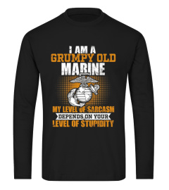 I Am A Grumpy Old Marine T-Shirt