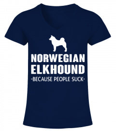 Norwegian Elkhound Because People Suck