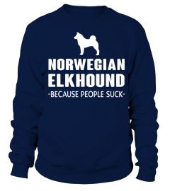 Norwegian Elkhound Because People Suck