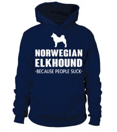 Norwegian Elkhound Because People Suck