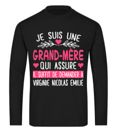 JE SUIS UNE GRAND-MÈRE QUI ASSURE T-SHIRT PERSONNALISÉ