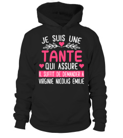 JE SUIS UNE TANTE QUI ASSURE T-SHIRT PERSONNALISÉ