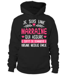 JE SUIS UNE MARRAINE QUI ASSURE T-SHIRT PERSONNALISÉ