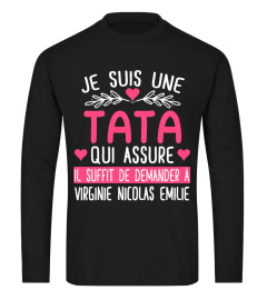 JE SUIS UNE TATA QUI ASSURE TSHIRT PERSONNALISÉ