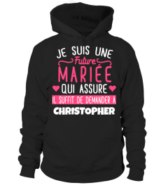 JE SUIS UNE FUTURE MARIÉE QUI ASSURE TSHIRT PERSONNALISÉ