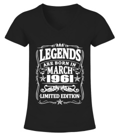 Legends are born in march 1961