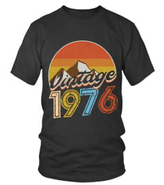 Retro Vintage 1976 Birthday T Shirt