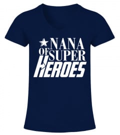 Family Nana Of Super Heroes Funny Grandma Superhero Movie Shirt
