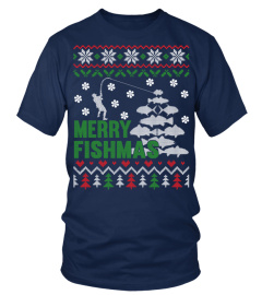 Merry Fishmas - Fishing fisher fisherman