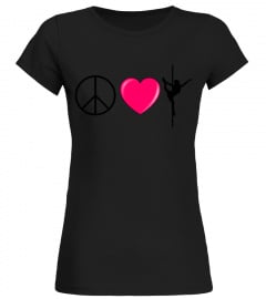 Peace Love Pole   dance T shirt